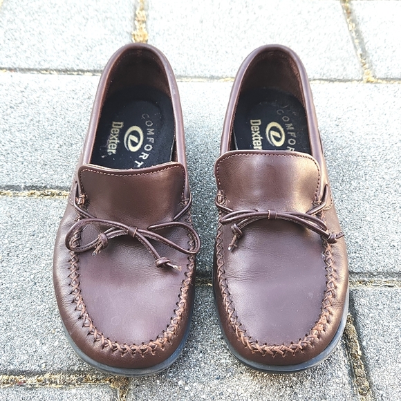 Dexter Shoes - Dexter Dark Chocolate Brown Leather Comfort Moccasin Loafers